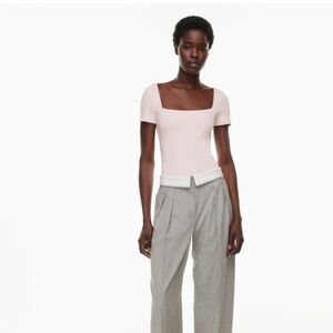 Aritzia Babaton Short Sleeved Contour Bodysuit